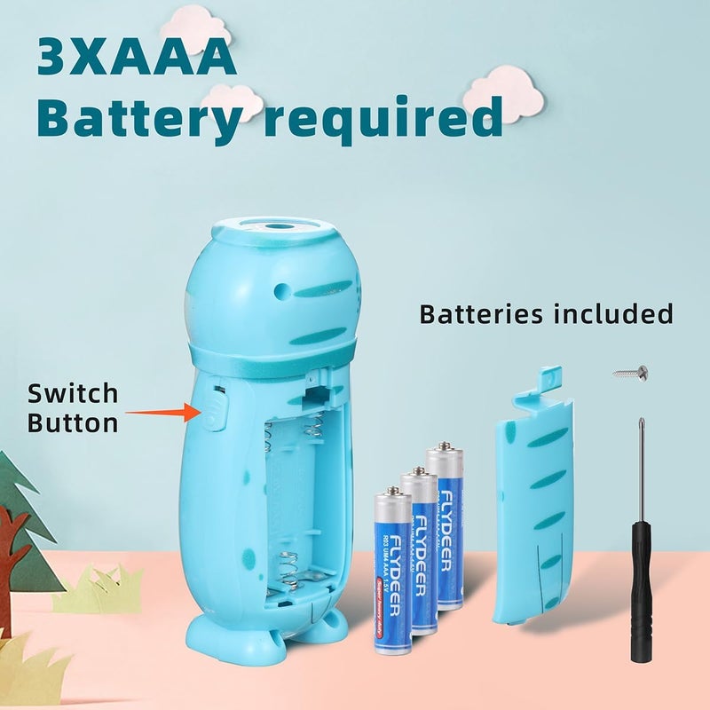 Hilngav 4 Pack Small Mini LED Flashlights for Kids Toddlers- Cute Small Animal Flashlight - 2 in 1 Camping Lantern Flashlight - Christmas Gifts Stocking Stuffers for Girls Boys Party Favors - Image 3